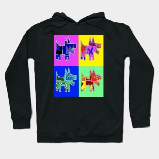 Pop Art Dogs Hoodie